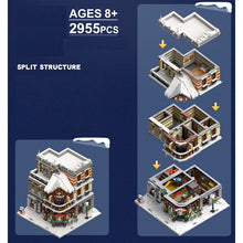 Load image into Gallery viewer, 2955PCS MOC City Christmas Claus Toy Shop Store Santa Snow House Figure Model Building Block Brick Gift Kids
