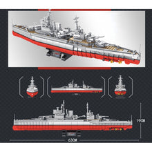 Load image into Gallery viewer, 1564PCS Military WW2 Queen Elizabeth Class Battleship Ship UK Model Toy Building Block Brick Gift Kids Compatible Lego

