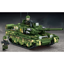 Load image into Gallery viewer, 588PCS MOC Military Type 99 Challenger Main Battle Tank Figure Model Toy Building Block Brick Gift Kids
