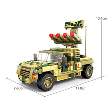Load image into Gallery viewer, 440PCS MOC Military WW2 Air Defense System Vehicle Car Figure Model Toy Building Block Brick Gift Kids Compatible Lego
