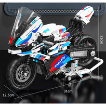Load image into Gallery viewer, 920PCS MOC Technic Speed S1000RR Racing Sports Motorcycle Motor Bike Model Toy Building Block Brick Gift Kids Compatible Lego 1:8
