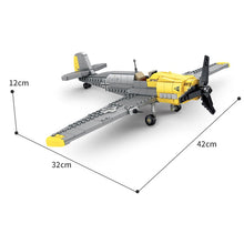 Load image into Gallery viewer, 426PCS Military WW2 BF109 Air Fighter Plane Model Figures Building Block Brick Gift Set Kids New
