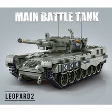 Load image into Gallery viewer, 1756PCS Military WW2 Thunder Panther 2A4 Leopard Main Battle Tank Model Toy Building Block Brick Gift Kids Compatible Lego

