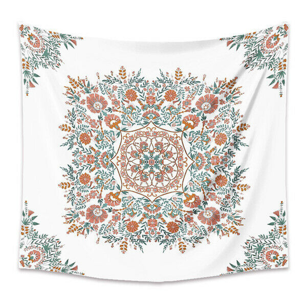 Tapestry Home Decor Wall Hanging Living Bed room Tablecloth Flower Flora Chic