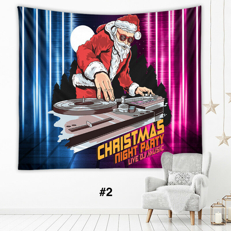 Tapestry Home Decor Wall Hanging Living Room Bedroom Christmas Gift Santa Claus
