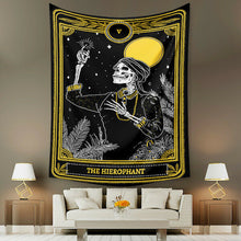 Load image into Gallery viewer, Tapestry Home Decor Wall Hanging Living Bed room Tablecloth Tarot Hierophant
