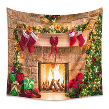Load image into Gallery viewer, Tapestry Home Decor Wall Hanging Living Room Bedroom Christmas Fireplace Gift
