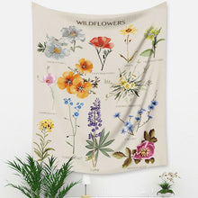 Load image into Gallery viewer, Tapestry Home Decor Wall Hanging Living Bed room Tablecloth Wild of Flower Flora
