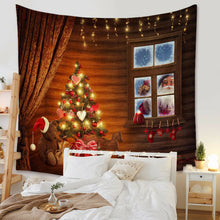 Load image into Gallery viewer, Tapestry Home Decor Wall Hanging Living Room Bedroom Christmas Santa Fireplace
