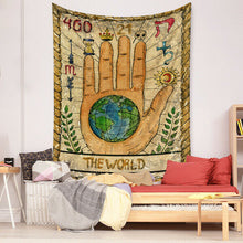 Load image into Gallery viewer, Tapestry Home Decor Wall Hanging Living Bed room Tablecloth Tarot Card World
