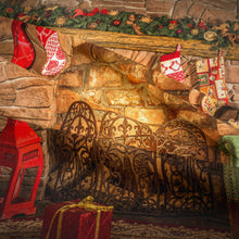 Load image into Gallery viewer, Tapestry Home Decor Wall Hanging Living Room Bedroom Christmas Santa Fireplace
