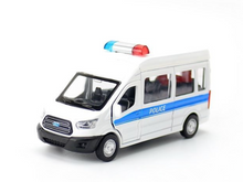 Load image into Gallery viewer, CCA 1:43 Police FORD Transit Van Model Toy Diecast Metal Car BN
