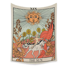 Load image into Gallery viewer, Tapestry Home Decor Wall Hanging Living Bed room Tablecloth Bohemia Tarot Sun
