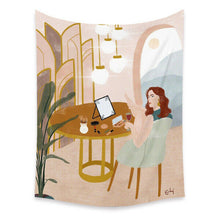 Load image into Gallery viewer, Tapestry Home Decor Wall Hanging Living Bed room Tablecloth Life Natural Chic
