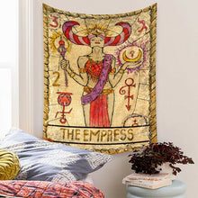 Load image into Gallery viewer, Tapestry Home Decor Wall Hanging Living Bed room Tablecloth Tarot Card Empress
