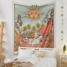 Load image into Gallery viewer, Tapestry Home Decor Wall Hanging Living Bed room Tablecloth Bohemia Tarot Sun
