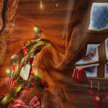 Load image into Gallery viewer, Tapestry Home Decor Wall Hanging Living Room Bedroom Christmas Santa Fireplace
