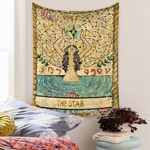 Load image into Gallery viewer, Tapestry Home Decor Wall Hanging Living Bed room Tablecloth Tarot Card The Star
