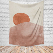 Load image into Gallery viewer, Tapestry Home Decor Wall Hanging Living Bed room Tablecloth Moon Sun Raw Natural
