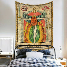 Load image into Gallery viewer, Tapestry Home Decor Wall Hanging Living Bed room Tablecloth Tarot Card Justice

