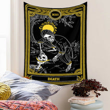 Load image into Gallery viewer, Tapestry Home Decor Wall Hanging Living Bed room Tablecloth Bohemia Tarot Death
