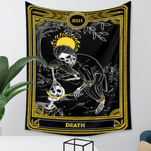 Load image into Gallery viewer, Tapestry Home Decor Wall Hanging Living Bed room Tablecloth Bohemia Tarot Death
