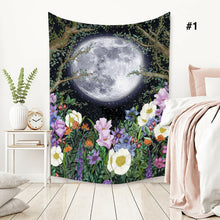 Load image into Gallery viewer, Tapestry Home Decor Wall Hanging Living Room Bedroom Tablecloth Moon Flora Star
