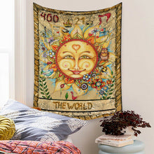 Load image into Gallery viewer, Tapestry Home Decor Wall Hanging Living Bed room Tablecloth Tarot Card World
