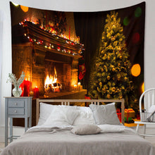 Load image into Gallery viewer, Tapestry Home Decor Wall Hanging Living Room Bedroom Christmas Santa Fireplace

