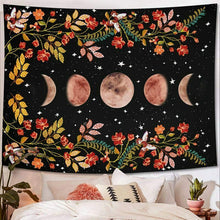 Load image into Gallery viewer, Tapestry Home Decor Wall Hanging Living Bed room Tablecloth Bohemia Moon flora
