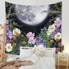 Load image into Gallery viewer, Tapestry Home Decor Wall Hanging Living Bed room Tablecloth Bohemia Moon flora
