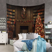 Load image into Gallery viewer, Tapestry Home Decor Wall Hanging Living Room Bedroom Christmas Fireplace
