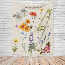Load image into Gallery viewer, Tapestry Home Decor Wall Hanging Living Bed room Tablecloth Wild of Flower Flora
