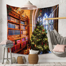 Load image into Gallery viewer, Tapestry Home Decor Wall Hanging Living Room Bedroom Christmas Tree bookshelf
