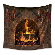 Load image into Gallery viewer, Tapestry Home Decor Wall Hanging Living Room Bedroom Christmas Fireplace gift
