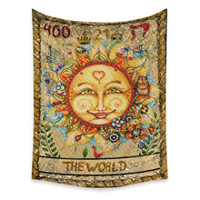 Load image into Gallery viewer, Tapestry Home Decor Wall Hanging Living Bed room Tablecloth Tarot Card World
