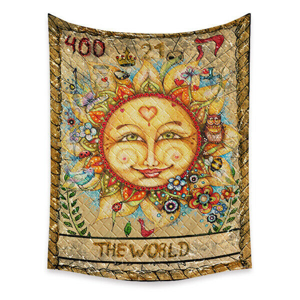 Tapestry Home Decor Wall Hanging Living Bed room Tablecloth Tarot Card World