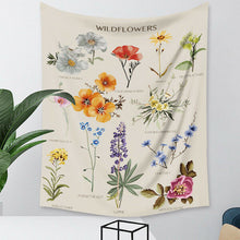 Load image into Gallery viewer, Tapestry Home Decor Wall Hanging Living Bed room Tablecloth Wild of Flower Flora
