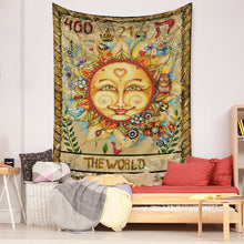 Load image into Gallery viewer, Tapestry Home Decor Wall Hanging Living Bed room Tablecloth Tarot Card World
