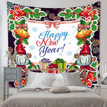 Load image into Gallery viewer, Tapestry Home Decor Wall Hanging Living Room Bedroom Christmas Bell Santa Gift
