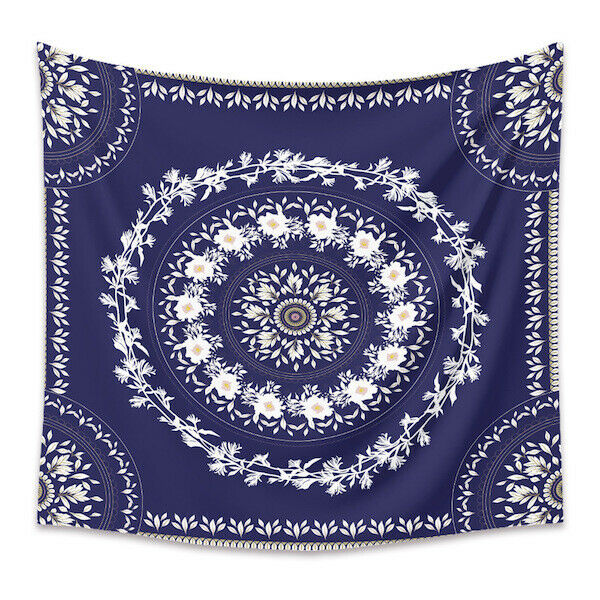 Tapestry Home Decor Wall Hanging Living Bed room Tablecloth Flower Flora Chic B