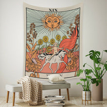 Load image into Gallery viewer, Tapestry Home Decor Wall Hanging Living Bed room Tablecloth Bohemia Tarot Sun
