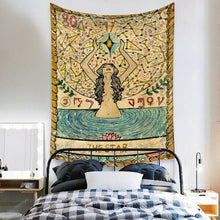 Load image into Gallery viewer, Tapestry Home Decor Wall Hanging Living Bed room Tablecloth Tarot Card The Star

