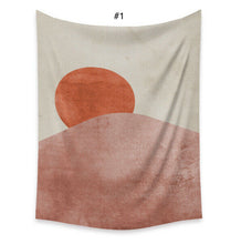 Load image into Gallery viewer, Tapestry Home Decor Wall Hanging Living Bed room Tablecloth Moon Sun Raw Natural
