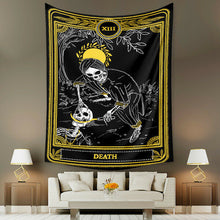 Load image into Gallery viewer, Tapestry Home Decor Wall Hanging Living Bed room Tablecloth Bohemia Tarot Death
