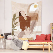 Load image into Gallery viewer, Tapestry Home Decor Wall Hanging Living Bed room Tablecloth Life Natural Chic
