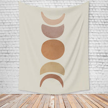 Load image into Gallery viewer, Tapestry Home Decor Wall Hanging Living Bed room Tablecloth Moon Sun Raw Natural
