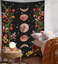 Load image into Gallery viewer, Tapestry Home Decor Wall Hanging Living Room Bedroom Tablecloth Moon Flora Star
