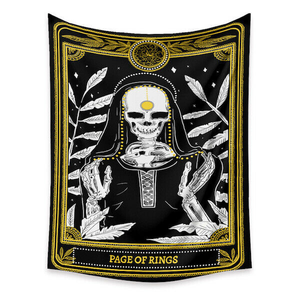 Tapestry Home Decor Wall Hanging Living Bed room Tablecloth Tarot Page Rings