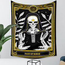 Load image into Gallery viewer, Tapestry Home Decor Wall Hanging Living Bed room Tablecloth Tarot Page Rings
